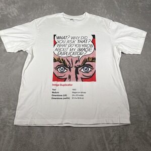 Roy Lichtenstein x Uniqlo Tee Mens XL White Image Duplicator UT Pop Art